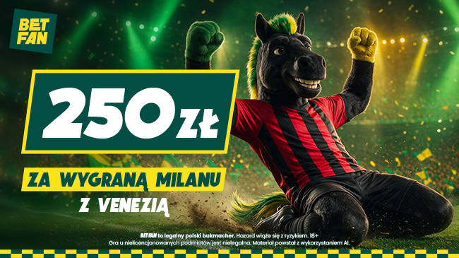 250 zł za naszą wygraną z Venezią!
