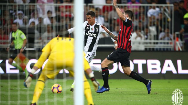 Gol Ronaldo rozstrzygnął, Superpuchar Włoch 2018 nie dla Milanu