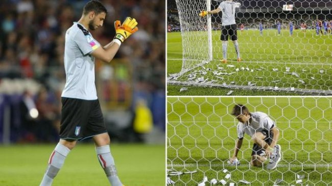 Euro U-21: Włochy wygrały z Danią. Donnarumma obsypany... fałszywymi dolarami