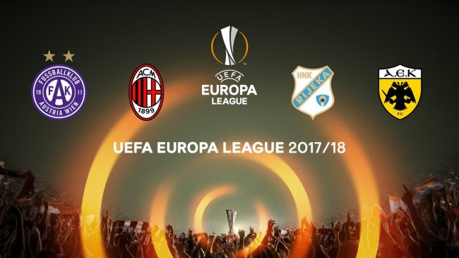 Liga Europy: Milan w grupie D z Austrią Wiedeń, HNK Rijeka i AEK Ateny!