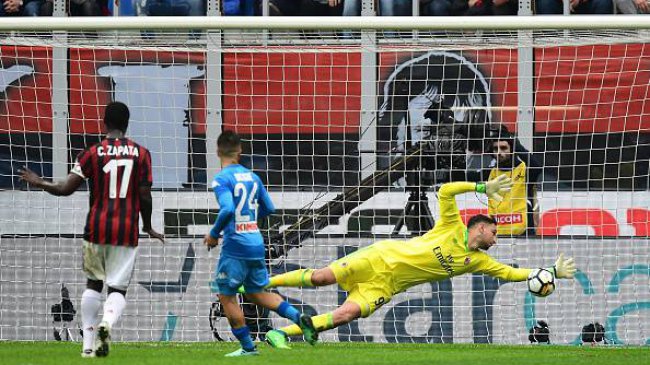 Pięć poprzednich meczów ligowych Milan - Napoli: bez goli od sezonu 2016/2017