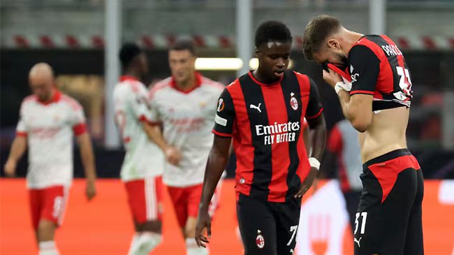 KAMIŃSKI DOBIJA ROSSONERICH. AC MILAN 0:2 SL BENFICA