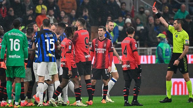 Milan liderem rankingu czerwonych kartek w Serie A