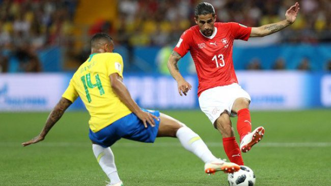 Mundial: Szwajcaria nie dała się Brazylii. Grał Ricardo Rodriguez