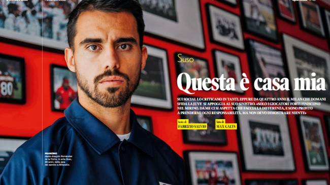 Suso dla Sportweeka: 