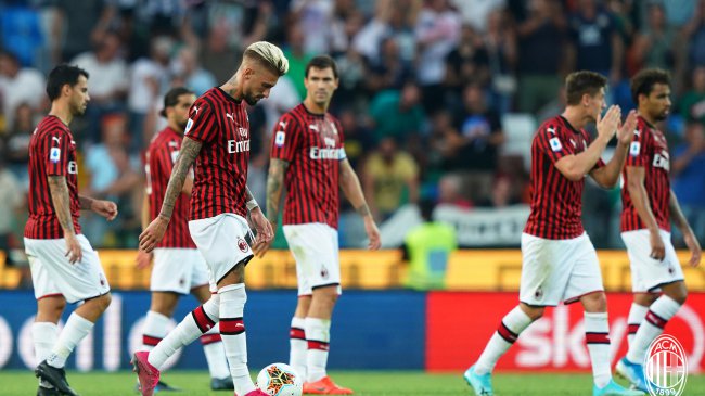 Porażka z kontrowersją w tle. Udinese - Milan 1:0